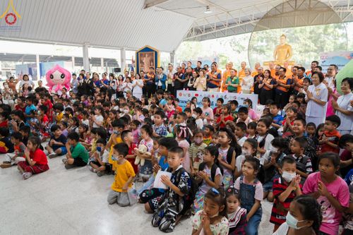 กิจกรรมงานวันเด็กแห่งชาติ รวมพลังเด็กเก่งและดี สร้างความดีสากล ปีที่ 6 ร่วมจัดโดย เทศบาลเมืองท่าโขลง พุทธสมาคมปทุมธานี องค์การบริหารส่วนตำบลคลองสาม ณ วัดพระธรรมกาย จ.ปทุมธานี วันที่ 13 มกราคม พ.ศ. 2567