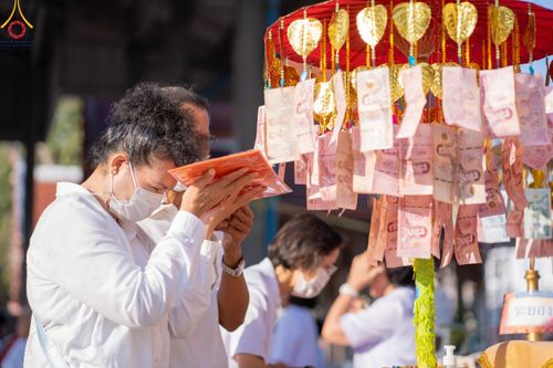 ภาพ No.114617:พิธีทอดผ้าป่าทำนุบำรุงศาสนสถาน ณ วัดสิงห์ ต.บางคูเวียง อ.บางกรวย จ.นนทบุรี วันที่ 18 มกราคม พ.ศ. 2567