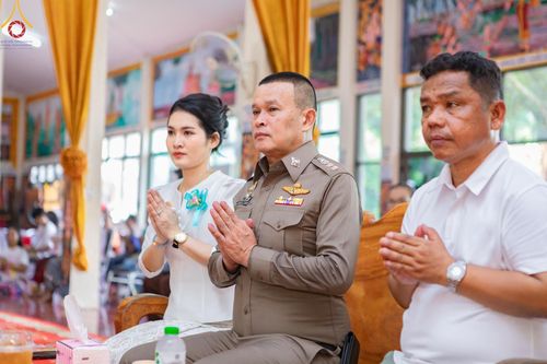 ภาพ No.170063:พิธีทอดกฐิน ณ วัดทุ่งวิจิตร อ.นาดี จ.ปราจีนบุรี ในโครงการกฐินสามัคคีทั่วไทย 30,000 วัด บูชาธรรม 80 ปี หลวงพ่อธัมมชโย โดยคณะศิษยานุศิษย์วัดพระธรรมกาย วันที่ 27 ตุลาคม พ.ศ. 2567