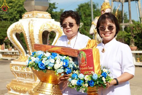 ภาพ No.173545:พิธีทอดกฐิน ณ วัดจำปี จ.สุพรรณบุรี ในโครงการกฐินสามัคคีทั่วไทย 30,000 วัด บูชาธรรม 80 ปี หลวงพ่อธัมมชโย โดยคณะศิษยานุศิษย์วัดพระธรรมกาย วันที่ 27 ตุลาคม พ.ศ. 2567