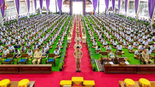 ภาพ No.125585:พิธีมอบโล่และทุนการศึกษา โครงการโรงเรียนส่งเสริมศีลธรรม  "นักบุญขุนเขา" ครั้งที่ ๒ ณ อาคารธรรมสภา วัดบ้านขุน ตำบลบ่อหลวง อำเภอฮอด จังหวัดเชียงใหม่ วันอังคารที่ ๒๗ กุมภาพันธ์ พ.ศ.๒๕๖๗