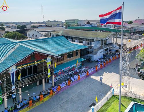 ภาพ No.188712:พิธีต้อนรับพระธรรมยาตรา ในโครงการธรรมยาตรา กตัญญูบูชา มหาปูชนียาจารย์ พระมงคลเทพมุนี(สด จนฺทสโร) พระผู้ปราบมาร อนุสรณ์สถาน 7 แห่ง ปีที่ 13 วันที่ 3 มกราคม พ.ศ. 2568 ณ อนุสรณ์สถานมหาวิหารพระมงคลเทพมุนี (โลตัสแลนด์) อ.สองพี่น้อง จ.สุพรรณบุรี
