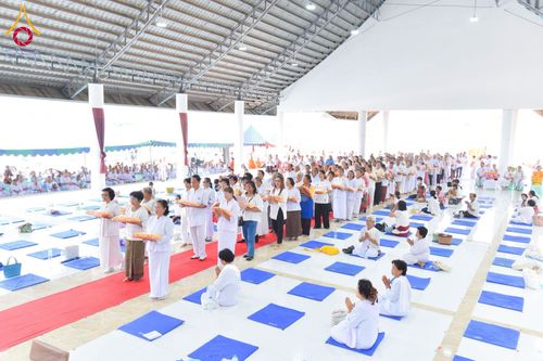 ภาพ No.216602:วันเสาร์ที่ 5 เมษายน พ.ศ. 2568 พิธีทอดผ้าป่าสามัคคีสร้างกุฎิสงฆ์ ณ ธุดงคสถานอำนาจเจริญ