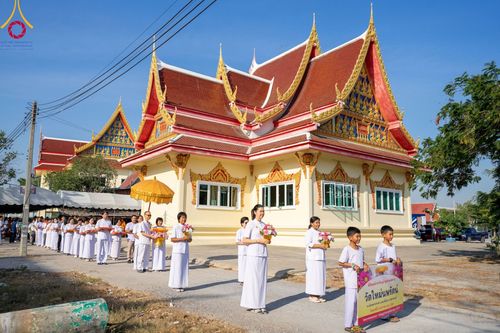 ภาพ No.106524:พิธีทอดผ้าป่าทำนุบำรุงศาสนสถาน ณ วัดใหม่นพรัตน์ ต.เนินมะปราง  อ.สองพี่น้อง จ.สุพรรณบุรี วันที่ 5 มกราคม พ.ศ. 2567