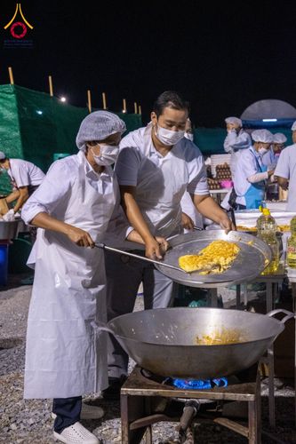 ภาพ No.119019:พิธีถวายภัตตาหารเป็นสังฆทาน แด่คณะพระธรรมยาตรา วันที่ 27 มกราคม พ.ศ. 2567 ณ อนุสรณ์สถานบางปลา จ.นครปฐม