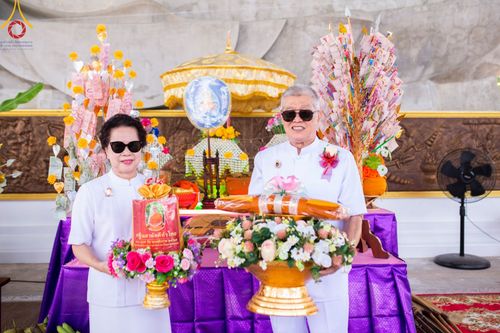 ภาพ No.172699:พิธีทอดกฐิน ณ วัดบ้านขาม อ.หนองแซง จ.สระบุรี ในโครงการกฐินสามัคคีทั่วไทย 30,000 วัด บูชาธรรม 80 ปี หลวงพ่อธัมมชโย โดยคณะศิษยานุศิษย์วัดพระธรรมกาย วันที่ 27 ตุลาคม พ.ศ. 2567