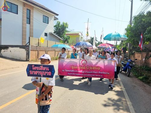 ภาพ No.182179:พิธีทอดกฐิน ณ วัดดอนตัน จ.น่าน ในโครงการทอดกฐินสามัคคีทั่วไทย 30,000 วัด บูชาธรรม 80 ปี หลวงพ่อธัมมชโย โดยคณะศิษยานุศิษย์วัดพระธรรมกาย วันที่ 9 พฤศจิกายน พ.ศ.2567 กฐินสัมฤทธิ์เด็กดี V-Star โรงเรียนนารานุบาล จ.ชลบุรี และโรงเรียนชุมชนบ้านดอนตัน จ.น่าน