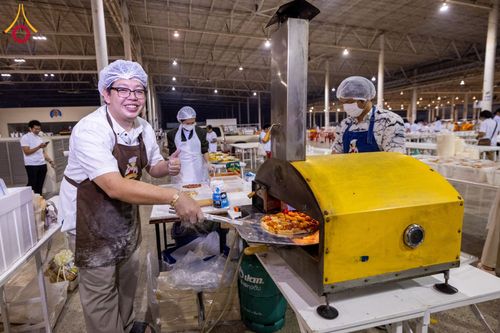 ภาพ No.121516:พิธีถวายภัตตาหารเป็นสังฆทาน แด่คณะพระธรรมยาตรา ปีที่ 12 วันที่ 31 มกราคม พ.ศ. 2567 ณ สภาธรรมกายสากล วัดพระธรรมกาย