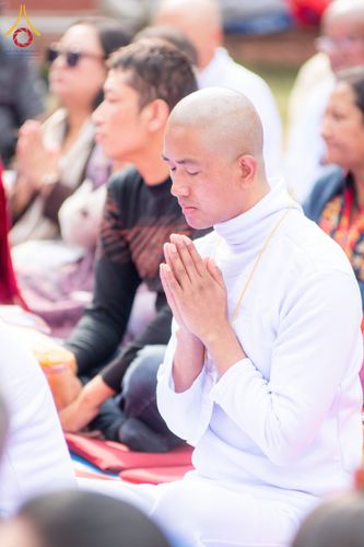 ภาพ No.209722:วันที่ 28 กุมภาพันธ์ พ.ศ.2568 พิธีเปิดโครงการบวชสามเณร พิธีถวายไทยธรรม พิธีขอขมามอบผ้าไตร  ณ เมืองปาตัน ประเทศเนปาล