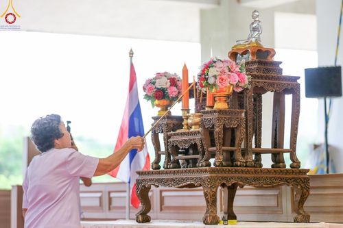 ภาพ No.153790:โครงการอบรมอุบาสก อุบาสิกาแก้ว รุ่นที่ 1 ผู้แทนทอดกฐินสามัคคี 30,000 วัดทั่วไทย ระหว่างวันที่ 6-8 กันยายน พ.ศ. 2567 ณ ธุดงคสถานพิษณุโลก