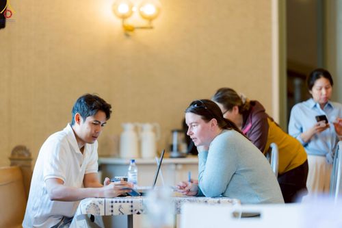 ภาพ No.228683:วันที่ 8 มิถุนายน พ.ศ. 2568 Meditation wisdom talks in Sweden 2025 ณ วัดพระธรรมกายนอร์ธสวีเดน เมือง Gävle