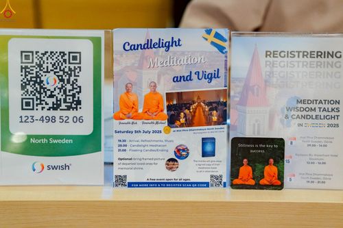 ภาพ No.229308:วันที่ 15 มิถุนายน พ.ศ. 2568 Meditation wisdom talks 2025 โดย พระอาจารย์ไมเคิล วีรธมฺโม และ พระอาจารย์นิค สนฺตจิตฺโต โดยมีผู้เข้าร่วมโครงการ เป็นชาวสวีเดนและชาวยุโรป จำนวน 30 ท่าน  ณ โรงแรม Radissonblu waterfront กรุงสตอกโฮล์ม ประเทศสวีเดน