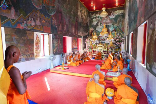 ภาพ No.101605:พิธีบรรพชาธรรมทายาท ในโครงการอุปสมบทบูชาธรรม มหาปูชนียาจารย์ พ.ศ. 2566 ณ วัดป่าโค จ.พระนครศรีอยุธยา วันที่ 9 ธันวาคม พ.ศ. 2566