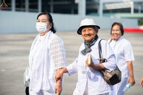 ภาพ No.76885:พิธีบูชาข้าวพระ ในวันมาฆบูชา อาทิตย์ต้นเดือนที่ 6 มีนาคม พ.ศ. 2566 ณ วัดพระธรรมกาย จ.ปทุมธานี