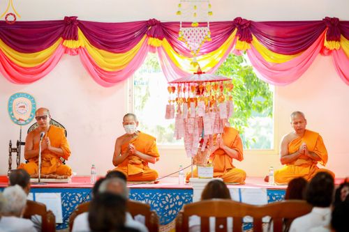 ภาพ No.114385:พิธีทอดผ้าป่าทำนุบำรุงศาสนสถาน ณ วัดโบสถ์บน ต.บางคูเวียง อ.บางกรวย จ.นนทบุรี วันที่ 18 มกราคม พ.ศ. 2567