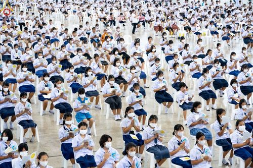 ภาพ No.89611:อบรมเชิงปฏิบัติการจัดกิจกรรมทอดกฐินสัมฤทธิ์ และพิธีมอบผ้าไตรประธานกฐินสัมฤทธิ์เด็กดี V-Star ประจำปีพุทธศักราช 2566  วันเสาร์ที่ 9 กันยายน พ.ศ. 2566 ณ สภาธรรมกายสากล วัดพระธรรมกาย จ.ปทุมธานี