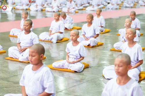 ภาพ No.133628:นาคธรรมทายาทปฏิบัติธรรมก่อนบวช ในโครงการบรรพชาสามเณร ฟื้นฟูพระพุทธศาสนาทั่วไทย ศูนย์อบรมวัดพระธรรมกาย วันที่ 3 เมษายน พ.ศ. 2567