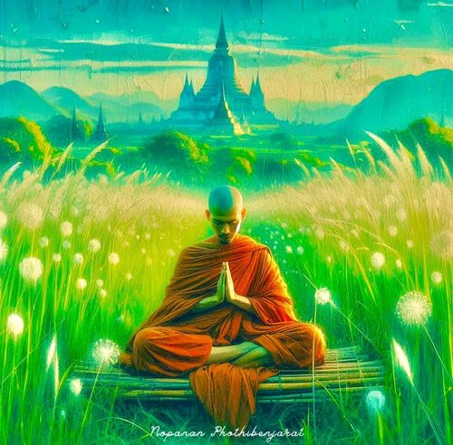 ภาพ No.144513:ภาพพระพุทธศาสนาจาก A.I. ชุดที่ 1 (Artificial Intelligence)