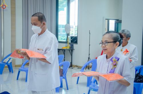 ภาพ No.83053:พิธีทอดผ้าป่าและพิธีตอกเสาเข็มมงคลสถาปนา  กุฏิพระผู้ปราบมาร  พระมงคลเทพมุนี (สด จนฺทสโร)  ณ ศูนย์ปฏิบัติธรรมพัทลุง อ.เขาชัยสน จ.พัทลุง ในวันเสาร์ ที่ 24 มิถุนายน พ.ศ.2566