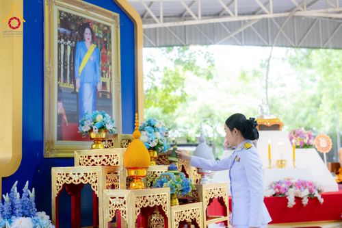 ภาพ No.148139:กิจกรรมเฉลิมพระเกียรติ สมเด็จพระนางเจ้าสิริกิติ์ พระบรมราชินีนาถ พระบรมราชชนนีพันปีหลวง เนื่องในโอกาสวันเฉลิมพระชนมพรรษา วันจันทร์ที่ 12 สิงหาคม พ.ศ. 2567 ณ อาคารโถงช้างฯ วัดพระธรรมกาย 
