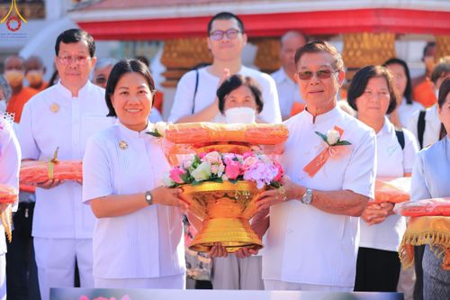 ภาพ No.114727:พิธีทอดผ้าป่าทำนุบำรุงศาสนสถาน ณ วัดโพธิ์เอน ต.บางขุนกอง อ.บางกรวย จ.นนทบุรี วันที่ 18 มกราคม พ.ศ. 2567