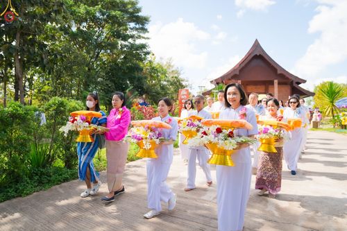 ภาพ No.94114:พิธีทอดกฐิน เพื่อสร้างกำแพงแก้วรอบวัด ณ วัดทุ่งเจริญธรรม อ.อมก๋อย จ.เชียงใหม่ วันที่ 10 พฤศจิกายน พ.ศ. 2566