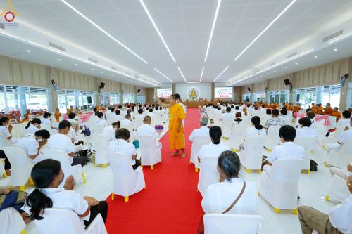 ภาพ No.83276:พิธีถวายสังฆทานคณะสงฆ์ 85 รูป  และพิธีทอดผ้าป่ายกช่อฟ้าดวงแก้ว มหาวิหารหลวงปู่  วันอาทิตย์ที่ 18 มิถุนายน 2566 ณ ศูนย์ปฏิบัติธรรมภาคใต้ อ.บางกล่ำ จ.สงขลา