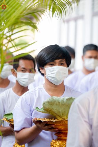 ภาพ No.78614:พิธีตัดปอยผมและปลงผมนาคธรรมทายาท  โครงการบรรพชาและอุปสมบทหมู่ วันคุ้มครองโลก วันที่ 26 มีนาคม พ.ศ.2566 ณ หมู่บ้านบรรลุธรรม วัดพระธรรมกาย