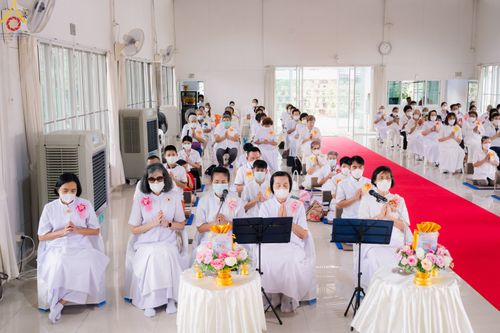 ภาพ No.78042:พิธีทอดผ้าป่า ถวายโซล่าเซลล์ และพิธีถวายกองทุนสนับสนุนการบวชสามเณรภาคฤดูร้อน ณ ศูนย์ปฎิบัติธรรมธาราสายไหม กทม. วันเสาร์ที่ 18 มีนาคม พ.ศ.2566