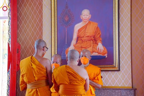 ภาพ No.66974:พิธีอุปสมบทวัดละหาร อ.บางบัวทอง    จ.นนทบุรี รับบุญจัดงานโดย สำนักต่างประเทศ เมื่อวันที่ 7 ธันวาคม พ.ศ. 2565