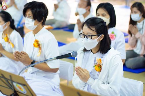 ภาพ No.74357:พิธีถวายภัตตาหารเป็นสังฆทาน แด่คณะพระธรรมยาตราฯ ในโครงการธรรมยาตรากตัญญูบูชา มหาปูชนียาจารย์ พระมงคลเทพมุนี(สด จนฺทสโร) พระผู้ปราบมาร อนุสรณ์สถาน 7 แห่ง ปีที่ 11 วันที่ 26 มกราคม พ.ศ. 2566