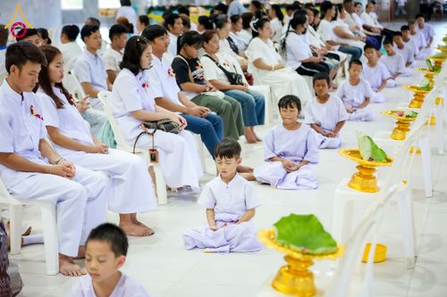 ภาพ No.317410:วันอาทิตย์ ที่ 29 มีนาคม พ.ศ.2569  พิธีปลงผม , พิธีขอขมามอบบาตรและผ้าไตร , พิธีบรรพชา ณ ศูนย์ปฏิบัติธรรมสมุทรปราการ จำนวน 42 รูป