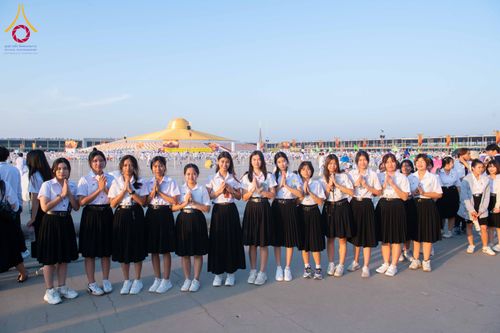 ภาพ No.312016:วันอังคารที่ 3 มีนาคม พ.ศ.2569 พิธีเวียนประทักษิณและจุดมาฆประทีป ณ ลานธรรมพระมหาธรรมกายเจดีย์ วัดพระธรรมกาย