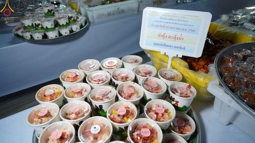 ภาพ No.74957:พิธีถวายภัตตาหารเป็นสังฆทาน แด่คณะพระธรรมยาตราฯ ในโครงการธรรมยาตรากตัญญูบูชา มหาปูชนียาจารย์ พระมงคลเทพมุนี(สด จนฺทสโร) พระผู้ปราบมาร อนุสรณ์สถาน 7 แห่ง ปีที่ 11 วันที่ 29 มกราคม พ.ศ. 2566