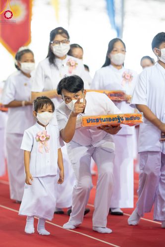 ภาพ No.92260:พิธีทอดกฐินธรรมชัยเพื่อสร้างอาคาร 115 ปี คุณยายอาจารย์มหารัตนอุบาสิกาจันทร์ ขนนกยูง อาทิตย์ต้นเดือนที่ 5 พฤศจิกายน พ.ศ. 2566 ณ วัดพระธรรมกาย จ.ปทุมธานี