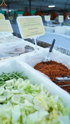 ภาพ No.69928:พิธีถวายภัตตาหารเป็นสังฆทาน แด่คณะพระธรรมยาตราฯ ในโครงการธรรมยาตราฯ ปีที่ 11 ณ อนุสรณ์สถานมหาวิหารพระมงคลเทพมุนี อ.สองพี่น้อง จ.สุพรรณบุรี วันที่ 9 มกราคม พ.ศ. 2566