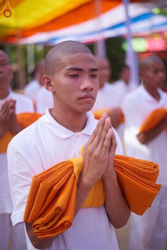 ภาพ No.64692:พิธีบรรพชาสามเณร โครงการบรรพชาสามเณร 500 รูป ประเทศบังกลาเทศ วันที่ 22 พฤศจิกายน พ.ศ. 2565