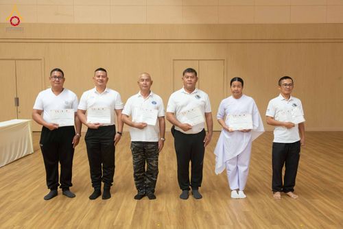 ภาพ No.351217:วันที่ 21 กันยายน พ.ศ. 2569 พิธีปิดโครงการบรรพชาพัฒนาคุณธรรม จริยธรรม  สำหรับนักเรียนนายสิบตำรวจ (นสต.) รุ่นที่ 16 ศูนย์ฝึกอบรมตำรวจภูธรภาค 1