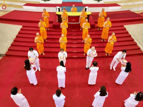 ภาพ No.77756:พิธีหล่อพระบรมพุทธเจ้า ทิศตะวันตก  วันอาทิตย์ที่ 19 มีนาคม พ.ศ. 2566 ณ วัดพระธรรมกาย จ.ปทุมธานี