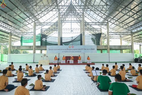 ภาพ No.317324:วันอาทิตย์ที่ 29 มีนาคม พ.ศ. 2569 พิธีตัดปอยผมยุวธรรมทายาท โครงการบรรพชาสามเณรฟื้นฟูพระพุทธศาสนา (ภาคฤดูร้อน) ปิดเทอมเติมธรรม ณ ศูนย์ปฏิบัติธรรมวิหารแดง จ.สระบุรี