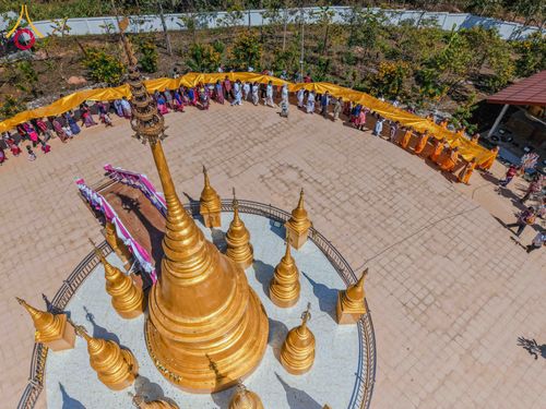 ภาพ No.309281:วันเสาร์ที่ 7 กุมภาพันธ์ พ.ศ.2569 พิธีบรรจุพระบรมสารีริกธาตุ ประดิษฐาน  ณ เจดีย์วัดทุ่งเจริญธรรม อ.อมก๋อย จ.เชียงใหม่