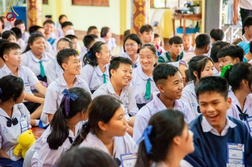 ภาพ No.184238:กิจกรรมวันรวมพลังเด็กดี V-Star จังหวัดตาก ประจำปี 2567  วันที่ 6 ธันวาคม พ.ศ. 2567 ณ วัดดอนเจดีย์ อ.พบพระ จ.ตาก