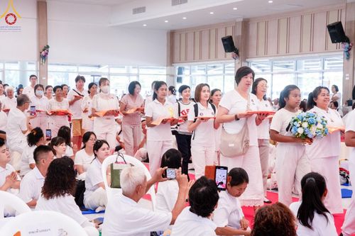 ภาพ No.148650:พิธีบุพเปตพลี, พิธีทอดผ้าป่า, พิธีไถ่ชีวิตโค 80 ตัว ให้ชีวิตสัตว์เป็นทาน ณ ศูนย์ปฎิบัติธรรมภาคใต้ อ.บางกล่ำ จ.สงขลา วันเสาร์ที่ 10 สิงหาคม พ.ศ. 2567