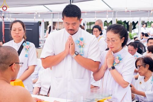 ภาพ No.144773:พิธีประดิษฐานลูกนิมิตมหาสมบัติ ผูกสีมาสถาปนาอุโบสถ บูชาธรรม ๘๐ ปี หลวงพ่อธัมมชโย วันอาทิตย์ที่ ๓๐ มิถุนายน พ.ศ. ๒๕๖๗ วัดพระธรรมกายนิวเจอร์ซี ประเทศสหรัฐอเมริกา