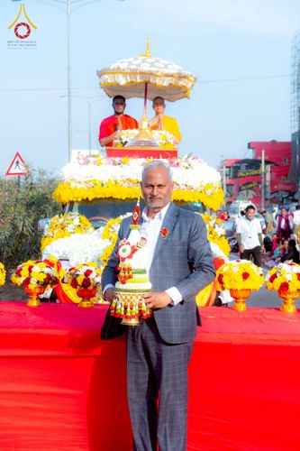 ภาพ No.212964:วันที่ 14 - 15 มีนาคม พ.ศ. 2568 คณะสงฆ์และสามเณรเดินธรรมยาตรา ในโครงการบวชสามเณรเนปาล 500 รูป ไปยังสถานที่รอบมายาเทวีและลุมพินีเกรด ณ ลุมพินี ประเทศเนปาล