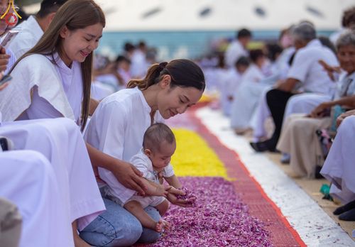 ภาพ No.120079:พิธีต้อนรับพระธรรมยาตรา ในโครงการธรรมยาตรา กตัญญูบูชา มหาปูชนียาจารย์ พระมงคลเทพมุนี(สด จนฺทสโร) พระผู้ปราบมาร อนุสรณ์สถาน 7 แห่ง ปีที่ 12 วันที่ 28 มกราคม พ.ศ. 2567 ณ วัดพระธรรมกาย จ.ปทุมธานี