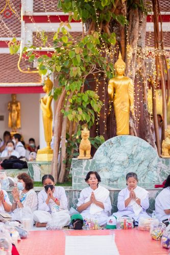 ภาพ No.112744:พิธีตักบาตรพระธรรมยาตราฯ ณ วัดสองพี่น้อง จ.สุพรรณบุรี วันที่ 15 มกราคม พ.ศ. 2567