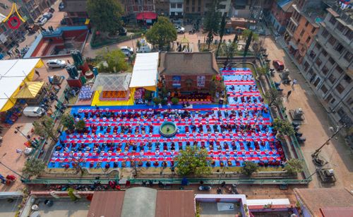 ภาพ No.129754:พิธีตัดปอยผมและแห่นาคธรรมทายาท ในโครงการบรรพชา 1,250 รูป ณ แดนประสูติ สวนลุมพินี ประเทศเนปาล วันที่ 2 มีนาคม พ.ศ. 2567