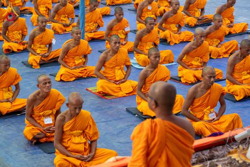 ภาพ No.131016:Photo Story ปฐมบรรพชาชาวพุทธมาร์มา Episode 4/5 วันที่ 13 กุมภาพันธ์พ.ศ. 2567 ณ วัดธัมจักร อรัญกุฏิ บังกลาเทศ