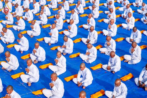 ภาพ No.210103:วันอังคารที่ 4 มีนาคม พ.ศ. 2568 พิธีบรรพชาสามเณรเนปาล 500 รูป ณ ลุมพินี ประเทศเนปาล